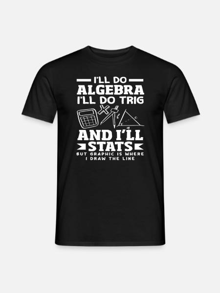 Math Teacher Math Gift - Men's T-Shirt - black