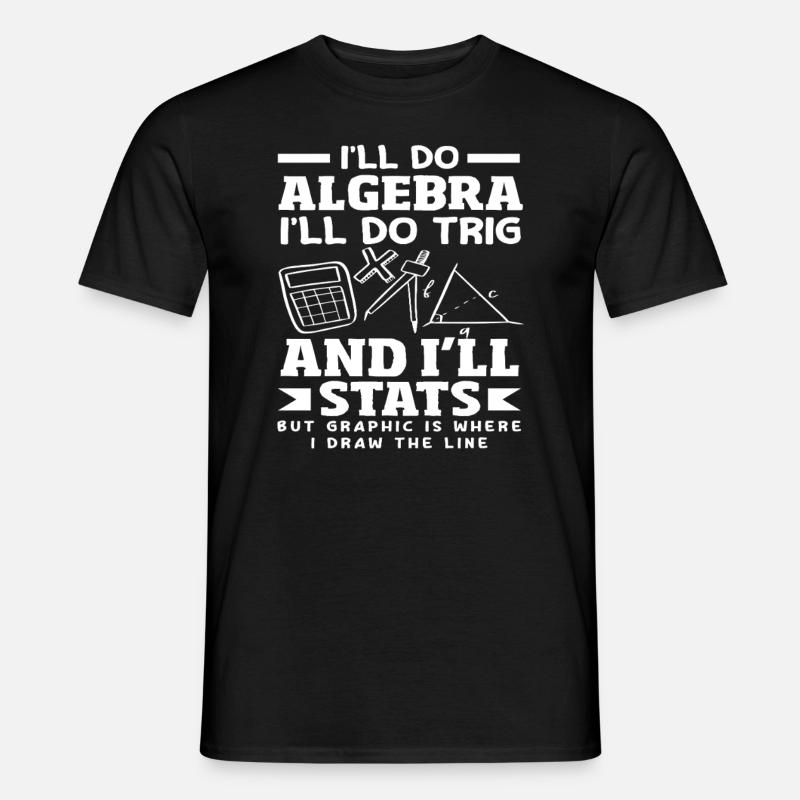 Math Teacher Math Gift - Men's T-Shirt - black