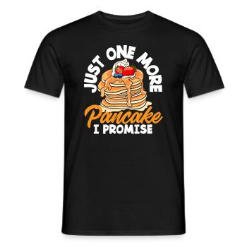 Juste une crêpe de plus promise - T-shirt homme - noir - Devant - AI Model Male 178 light (178cm)