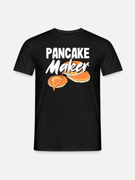 Pancakes Master Pancakes Fan - Men's T-Shirt - black