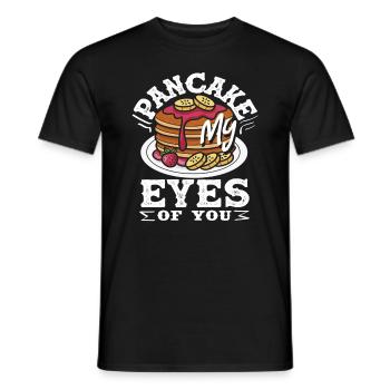 Pancake eyes de votre plaisir - T-shirt homme - noir - Devant - AI Model Male 178 light (178cm)