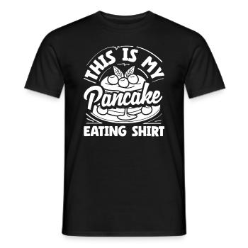 C’est ma gâterie de crêpes - T-shirt homme - noir - Devant - AI Model Male 178 light (178cm)