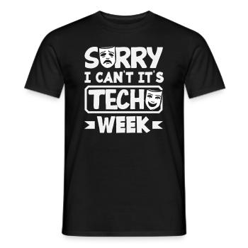 Amateur de musique Désolé je ne peux pas - T-shirt homme - noir - Devant - AI Model Male 178 light (178cm)