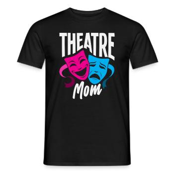 Comédies musicales pour maman de théâtre et maudite musicale - T-shirt homme - noir - Devant - AI Model Male 178 light (178cm)