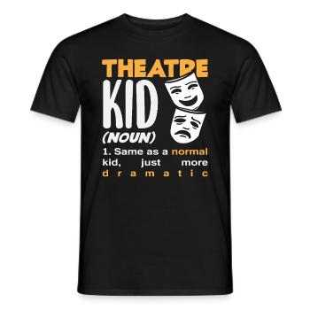 Musical Liebhaber Theaterkind - Männer T-Shirt - Schwarz - Vorne - AI Model Male 178 light (178cm)