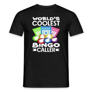 Le lecteur de bingo le plus cool pour les fans de bingo - T-shirt homme - noir - Devant - AI Model Male 178 light (178cm)