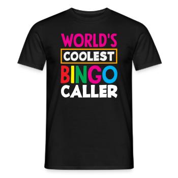 L’appelant de bingo le plus cool pour les joueurs de bingo - T-shirt homme - noir - Devant - AI Model Male 178 light (178cm)