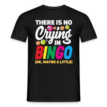 Les joueurs de bingo ne pleurent pas au bingo - T-shirt homme - noir - Devant - AI Model Male 178 light (178cm)