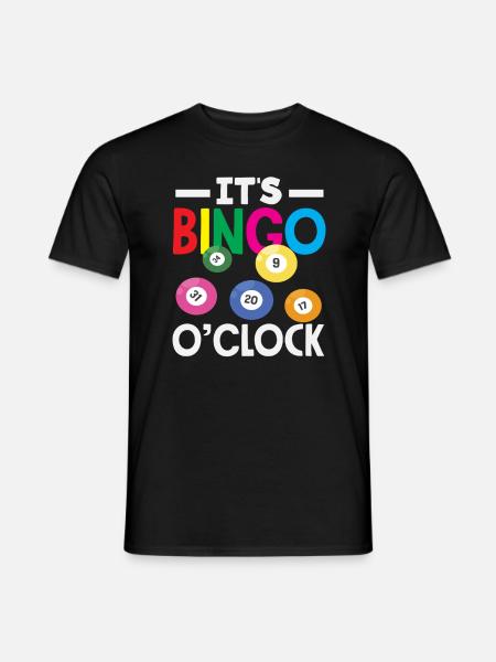 It's Bingo Time Fun - Men's T-Shirt - black