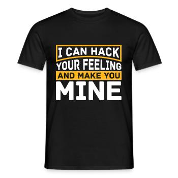 Programmer Coder Software Developer - Men's T-Shirt - black - Front - AI Model Male 178 light (178cm)