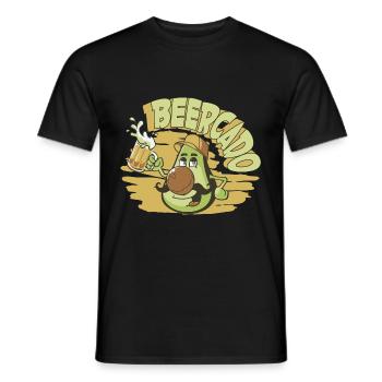 Bière Bière Buveur Amateurs de bière Alcool - T-shirt homme - noir - Devant - AI Model Male 178 light (178cm)