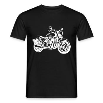 Motard Motard - T-shirt homme - noir - Devant - AI Model Male 178 light (178cm)
