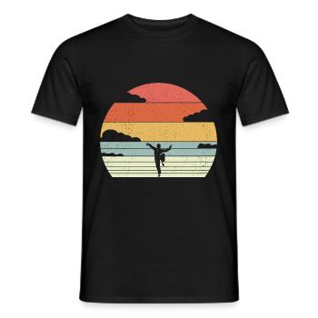 Kung-fu - T-shirt homme - noir - Devant - AI Model Male 178 light (178cm)