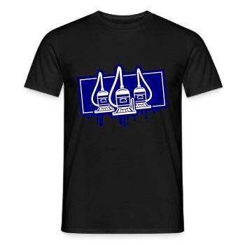 Staubsauger Icon - Männer T-Shirt - Schwarz - Vorne - AI Model Male 178 light (178cm)