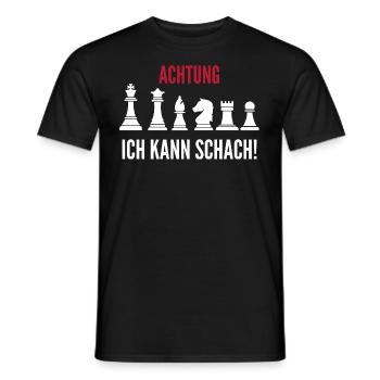 Schach Geschenk Schachspieler Meme Trend - Männer T-Shirt - Schwarz - Vorne - AI Model Male 178 light (178cm)