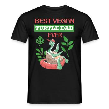 Tortoises - Men's T-Shirt - black - Front - AI Model Male 178 light (178cm)