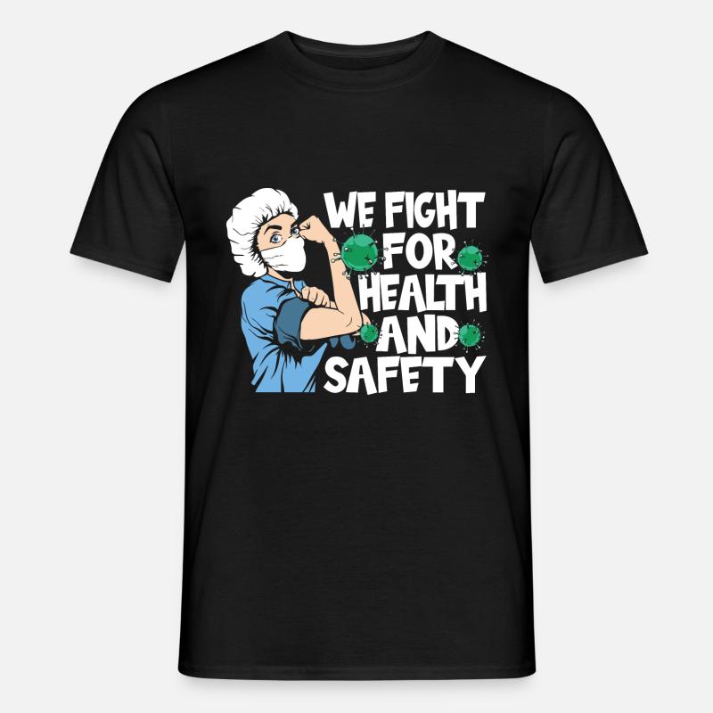 Krankenschwester - Männer T-Shirt - Schwarz