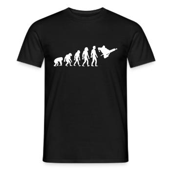 Karate Kampfsport Kampfkunst Geschenkidee - Männer T-Shirt - Schwarz - Vorne - AI Model Male 178 light (178cm)