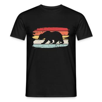 porter - T-shirt homme - noir - Devant - AI Model Male 178 light (178cm)