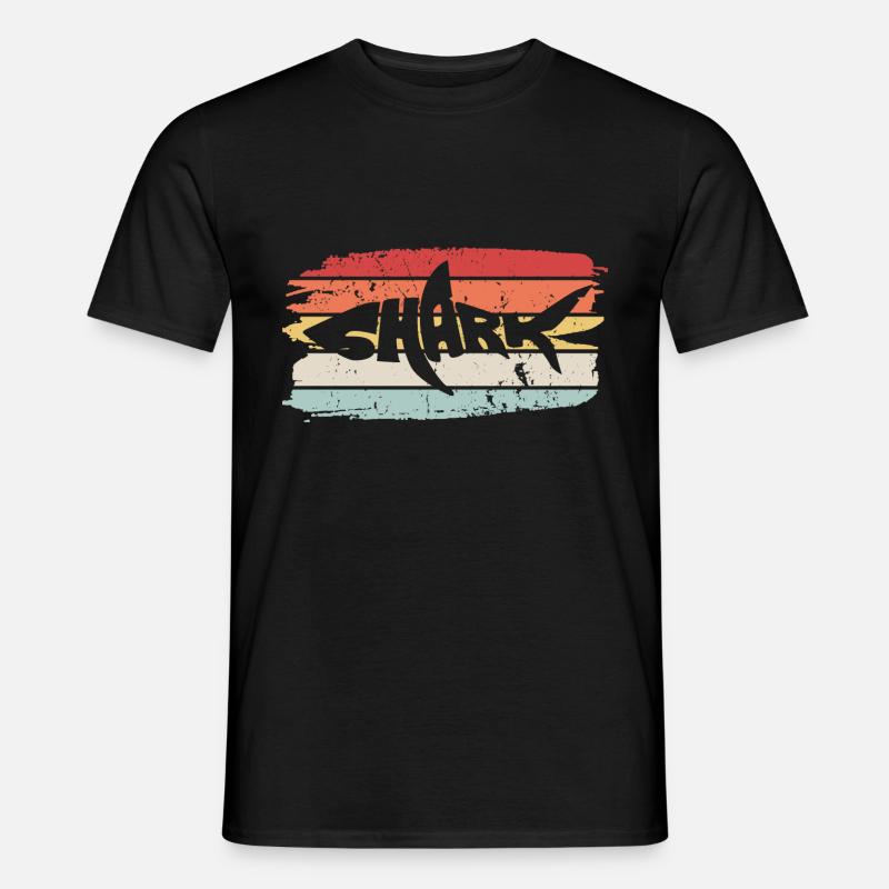 Shark - Männer T-Shirt - Schwarz