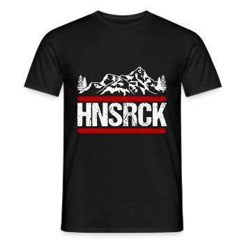 Hunsrück Wanderung wandern Geschenk - Männer T-Shirt - Schwarz - Vorne - AI Model Male 178 light (178cm)