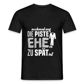 Bräutigam Ehe Junggesellenabschied Spruch Geschenk - Männer T-Shirt - Schwarz - Vorne - AI Model Male 178 light (178cm)