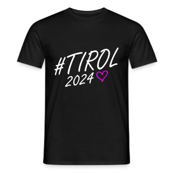 Tyrol 2024 Heart Journey - Men's T-Shirt - black - Front - AI Model Male 178 light (178cm)
