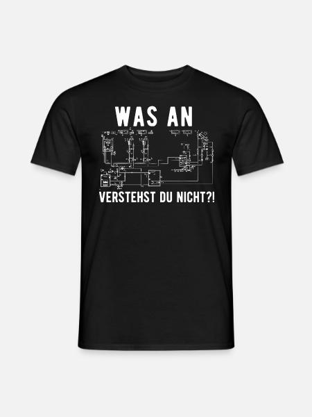 Anlagenmechaniker Klempner Heizungsbauer Geschenk - Männer T-Shirt - Schwarz