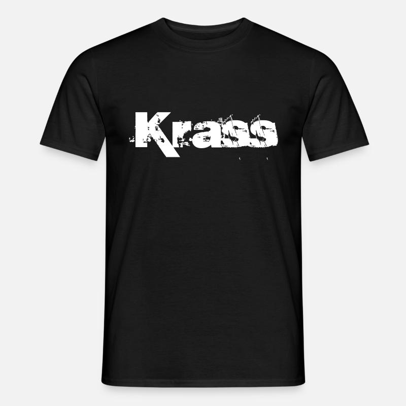 Krass - Männer T-Shirt - Schwarz