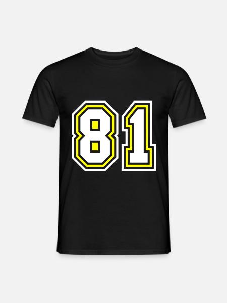 Symbole numérique 81 - T-shirt homme - noir
