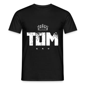 Tom - Männer T-Shirt - Schwarz - Vorne - AI Model Male 178 light (178cm)