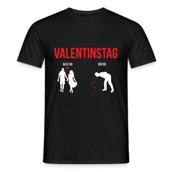 Valentinstag Alle So: Ich So: - Männer T-Shirt - Schwarz - Vorne - AI Model Male 178 light (178cm)
