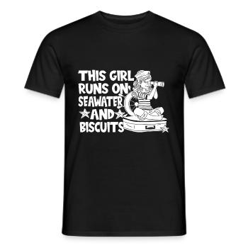 Voilier Voilier Sailor - T-shirt homme - noir - Devant - AI Model Male 178 light (178cm)
