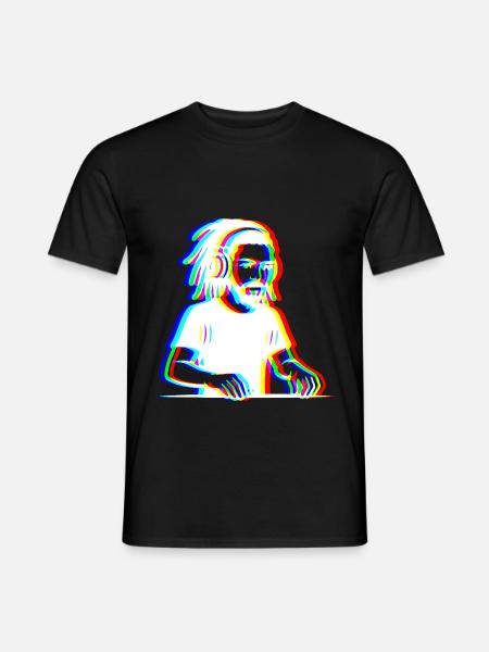 EDM - DJ - Glitch Rave Style - T-shirt homme - noir