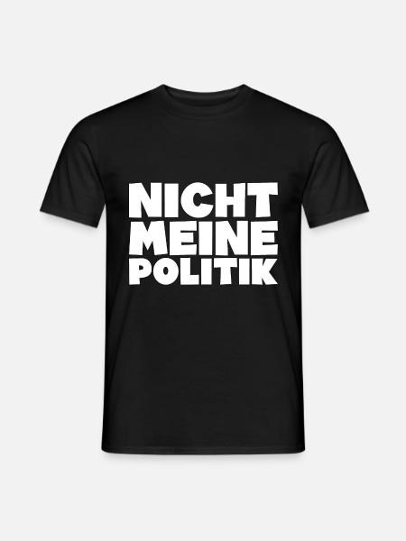 Politik Regierung Spruch Geschenk - Männer T-Shirt - Schwarz