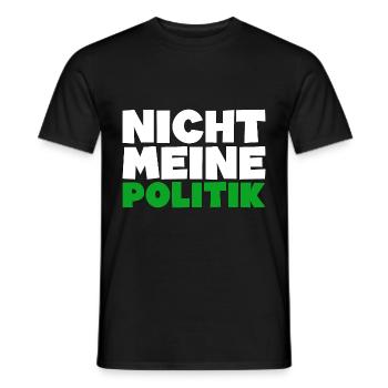 anti grüne Politik Regierung Geschenkidee - Männer T-Shirt - Schwarz - Vorne - AI Model Male 178 light (178cm)