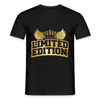 Limited Edition Krone - T-shirt homme - noir - Devant - AI Model Male 178 light (178cm)