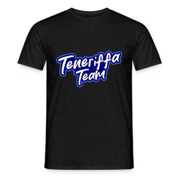 Tenerife Team - Men's T-Shirt - black - Front - AI Model Male 178 light (178cm)