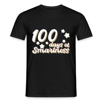 100 days of school Geschenkidee - Männer T-Shirt - Schwarz - Vorne - AI Model Male 178 light (178cm)