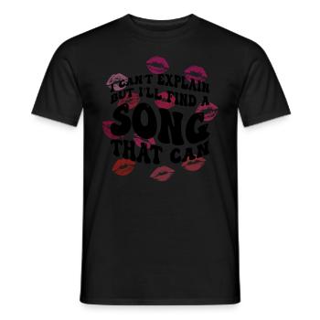 Coquette Esthétique Centre-ville - T-shirt homme - noir - Devant - AI Model Male 178 light (178cm)