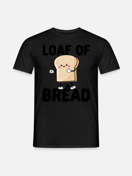 Funny bread baker - Men's T-Shirt - black