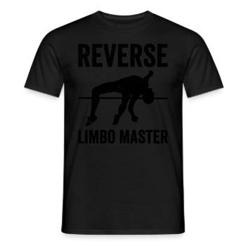 Lustiger Stabhochsprung Stabhochsprung - Männer T-Shirt - Schwarz - Vorne - AI Model Male 178 light (178cm)