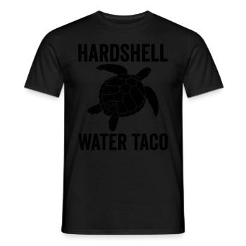 Drôle de taco aquatique à carapace dure de tortue - T-shirt homme - noir - Devant - AI Model Male 178 light (178cm)