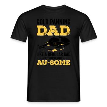 Drôles de panneurs d’or chercheurs d’or chercheurs d’or excavatrices - T-shirt homme - noir - Devant - AI Model Male 178 light (178cm)