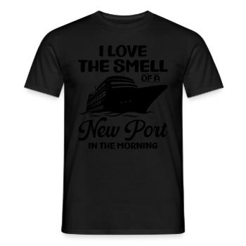 Funny Cruising Kreuzfahrtschiff Kreuzfahrtschiff - Männer T-Shirt - Schwarz - Vorne - AI Model Male 178 light (178cm)