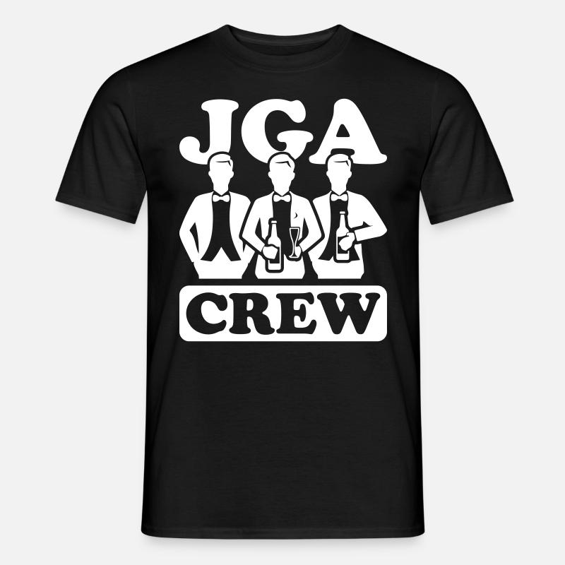 Junggesellen Abschied Crew - Männer T-Shirt - Schwarz