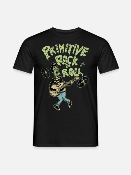 primitive rock - T-shirt homme - noir