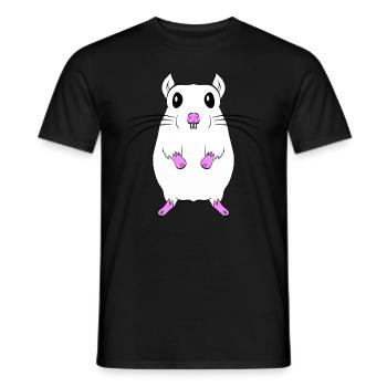 souris - T-shirt homme - noir - Devant - AI Model Male 178 light (178cm)