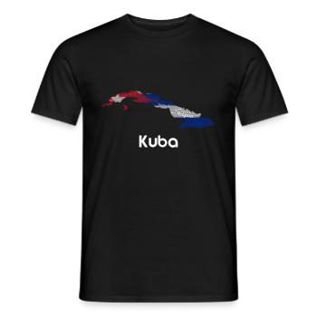 Cuba - Men's T-Shirt - black - Front - AI Model Male 178 light (178cm)