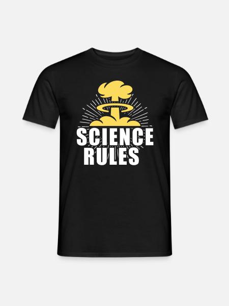 Science Science Nerd Chemise Science Naturelle - T-shirt homme - noir